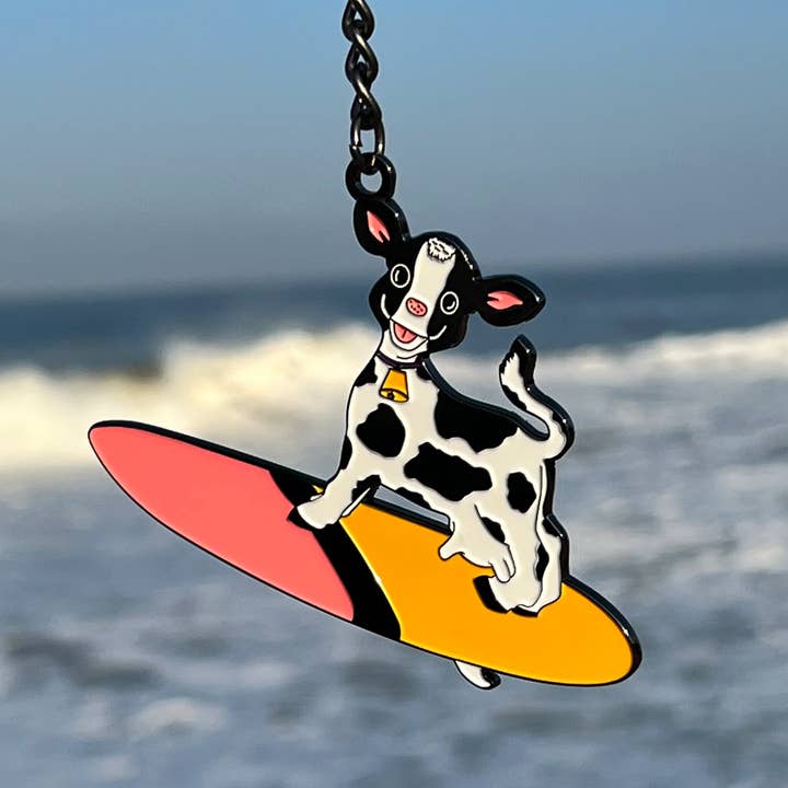 Llavero Cowabella para venta al por mayor de Salty Raven Glassware