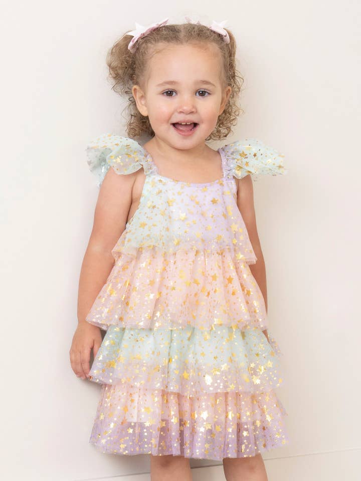 Marie Nicole Clothing - Wholesale Dress - Kids - Fairy Sparkles Tiered Tulle Dress