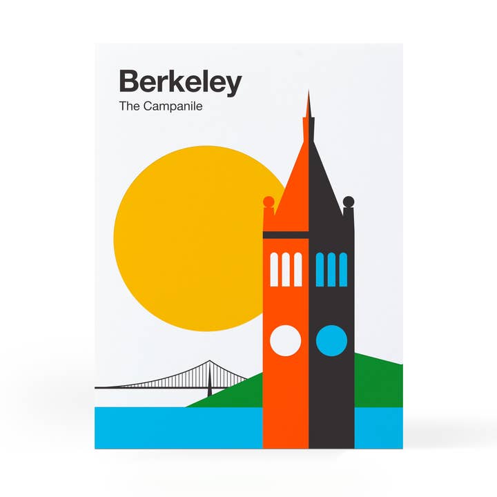 Berkeley Campanile for wholesale by Sweet Bippy Press