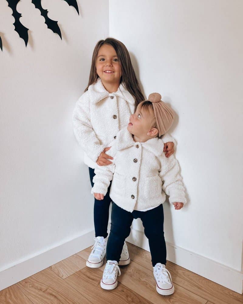 Bailey's Blossoms - Venta al por mayor Chaqueta - Niños - Chaqueta Stevie Teddy - Marfil3