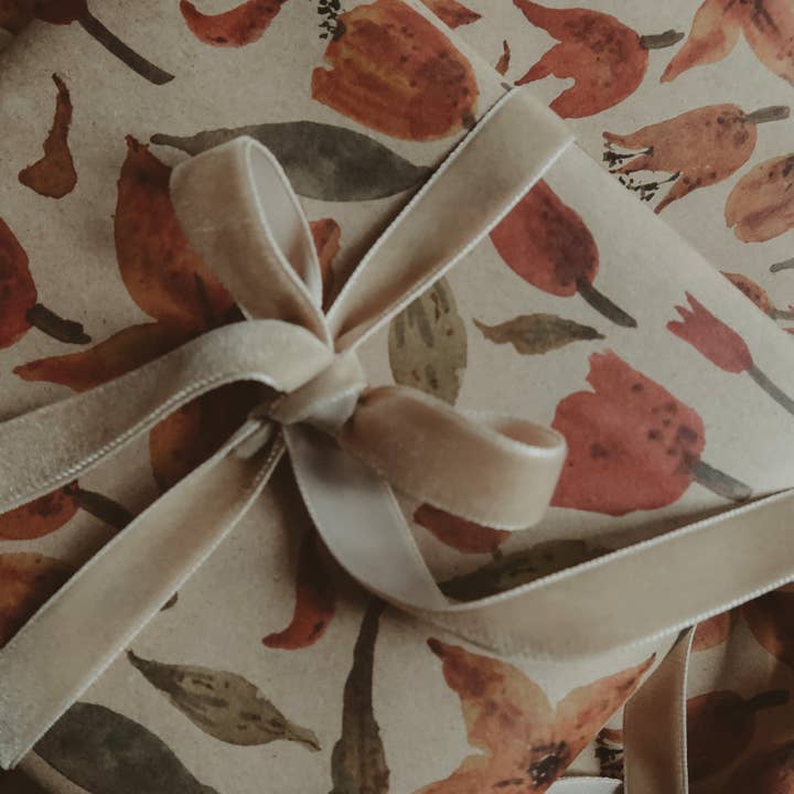 MyDesignPictures - Wholesale Ribbon - Gift Wrapping - Velvet ribbon LIGHT BROWN length 2,5m/width 16mm 2