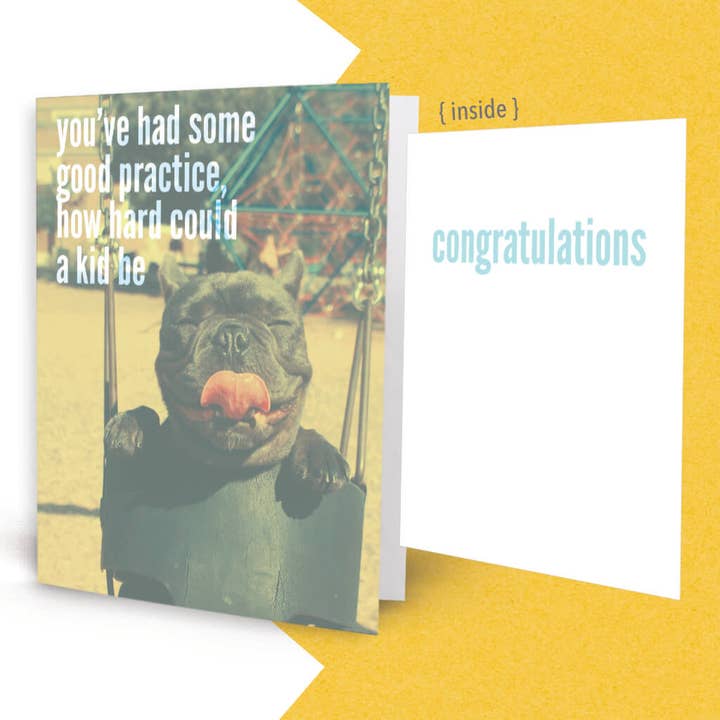 Well Behaved Dog Card for wholesale by Middle Child Made