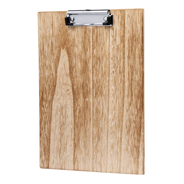 A4 wooden organizer with clipboard for documents for wholesale by Fustik