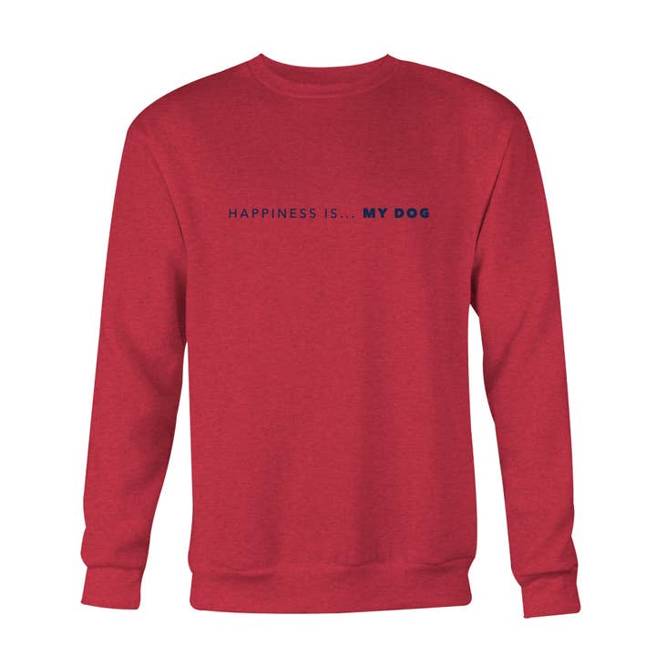 Men's My Dog Crew Sweatshirt, Chili for wholesale by Happiness Is...