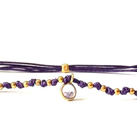 Knots armbånd med sten for engroshandel hos MundoconAlma*