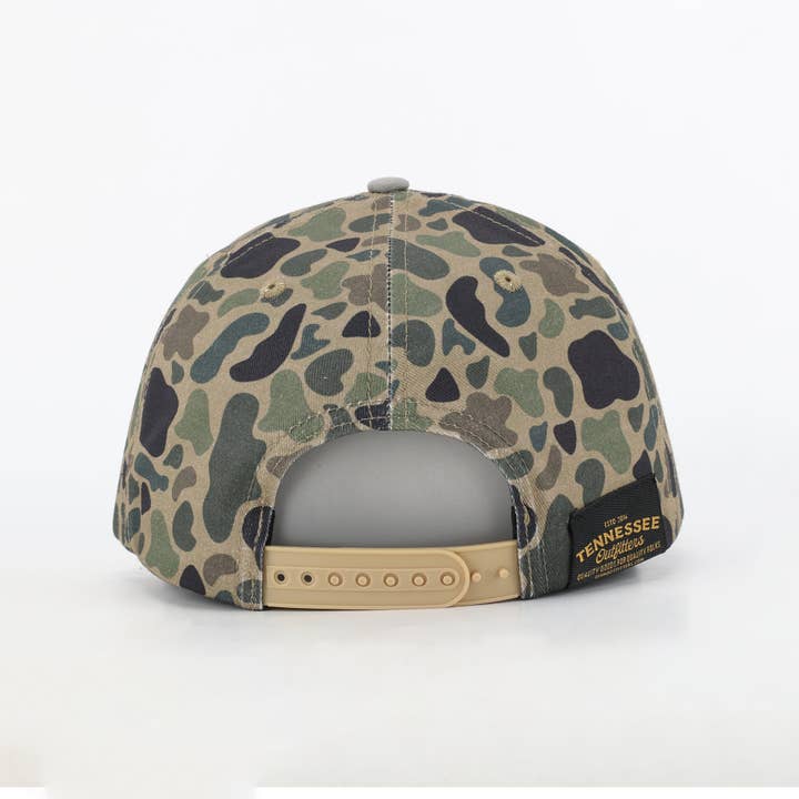 Tennessee Outfitters - Wholesale Baseball Cap - Unisex - Tennessee "TN Hat" in TENNâ„¢ Camo & Smokey Gray