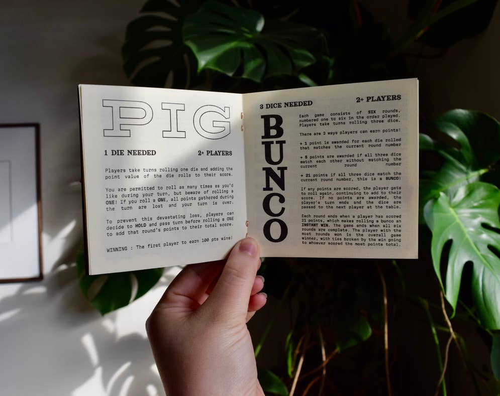 Elsewhere & Such - Wholesale Dice - A Book of Dice Games2