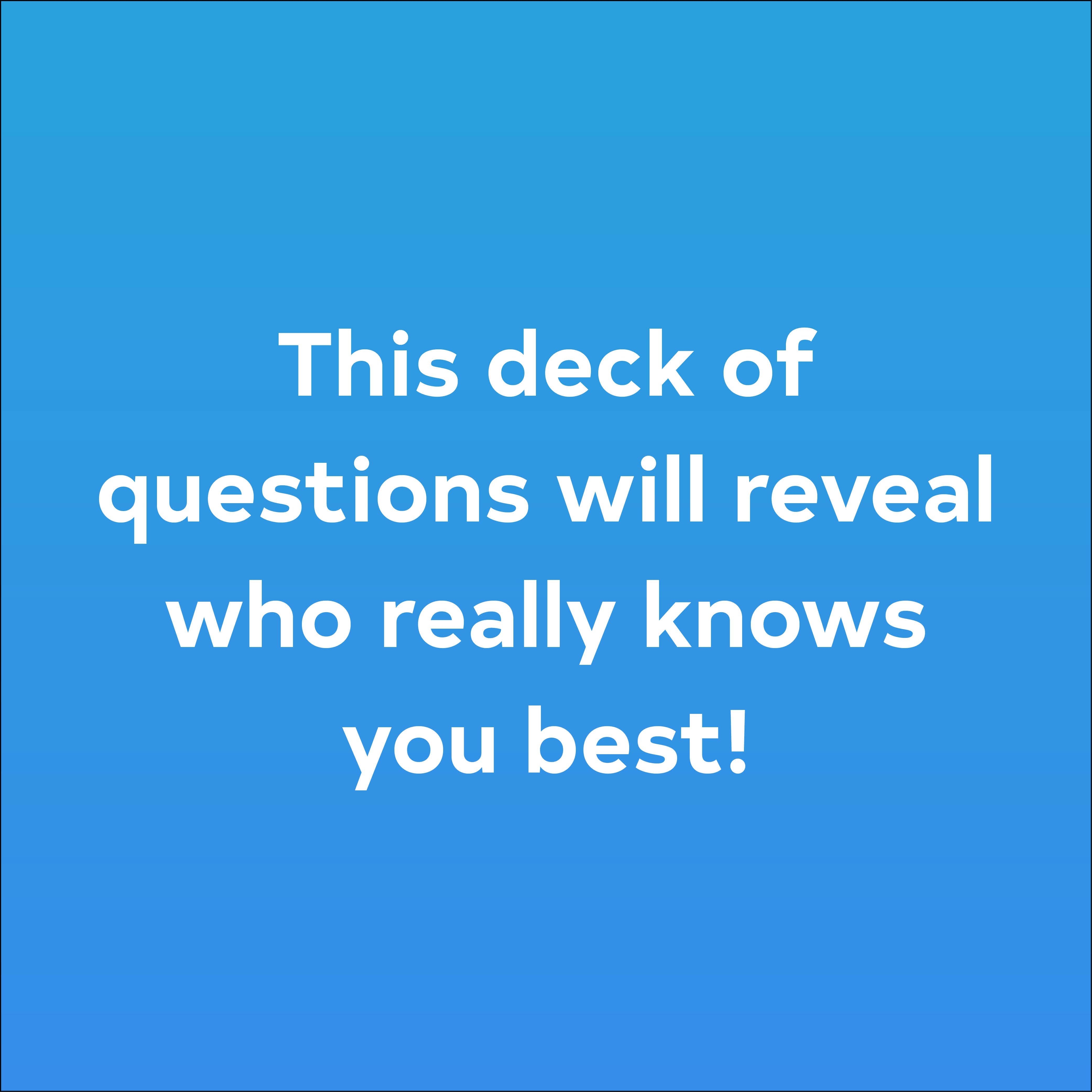 Chronicle Books - Wholesale Card Game - After Dinner Amusements: How Well Do You Know Me?6