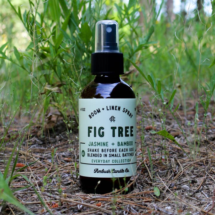 Ambush Candle Co. - Wholesale Room & Linen Spray - Fig Tree | Jasmine + Bamboo 4oz Room + Linen Spray0