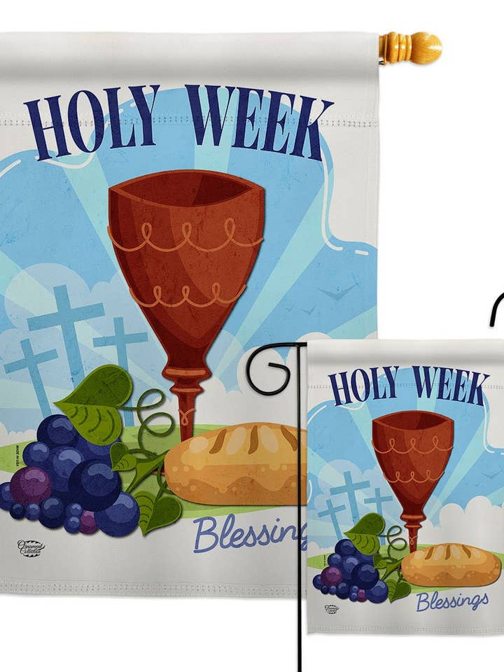 Holy Week Religious Faith Decor Flag for wholesale by Two Group Flag Co