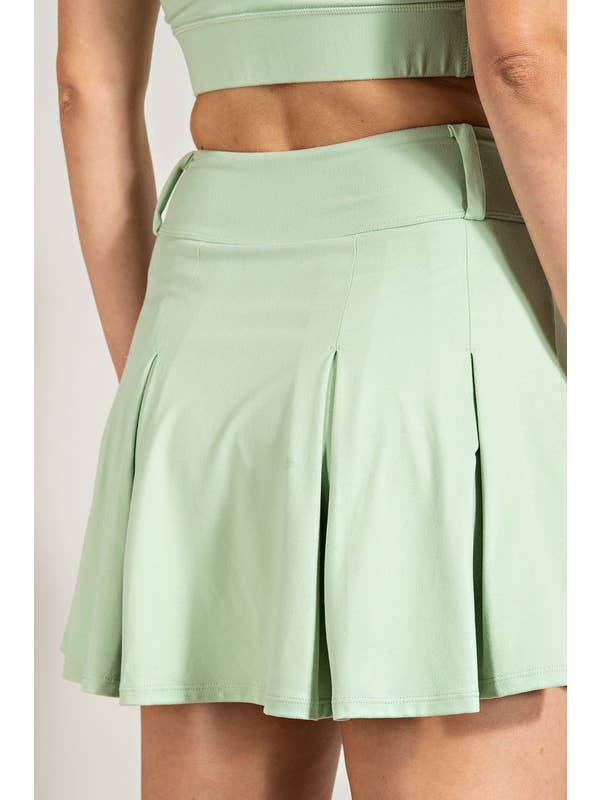 Sunday Morning - Wholesale Skort – Women's - S157037 Butter Soft Pleat Golf Skort17