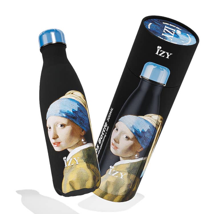 Thermos Bottle Girl with a Pearl Earring Vermeer Insulated for wholesale by IZY Bottles