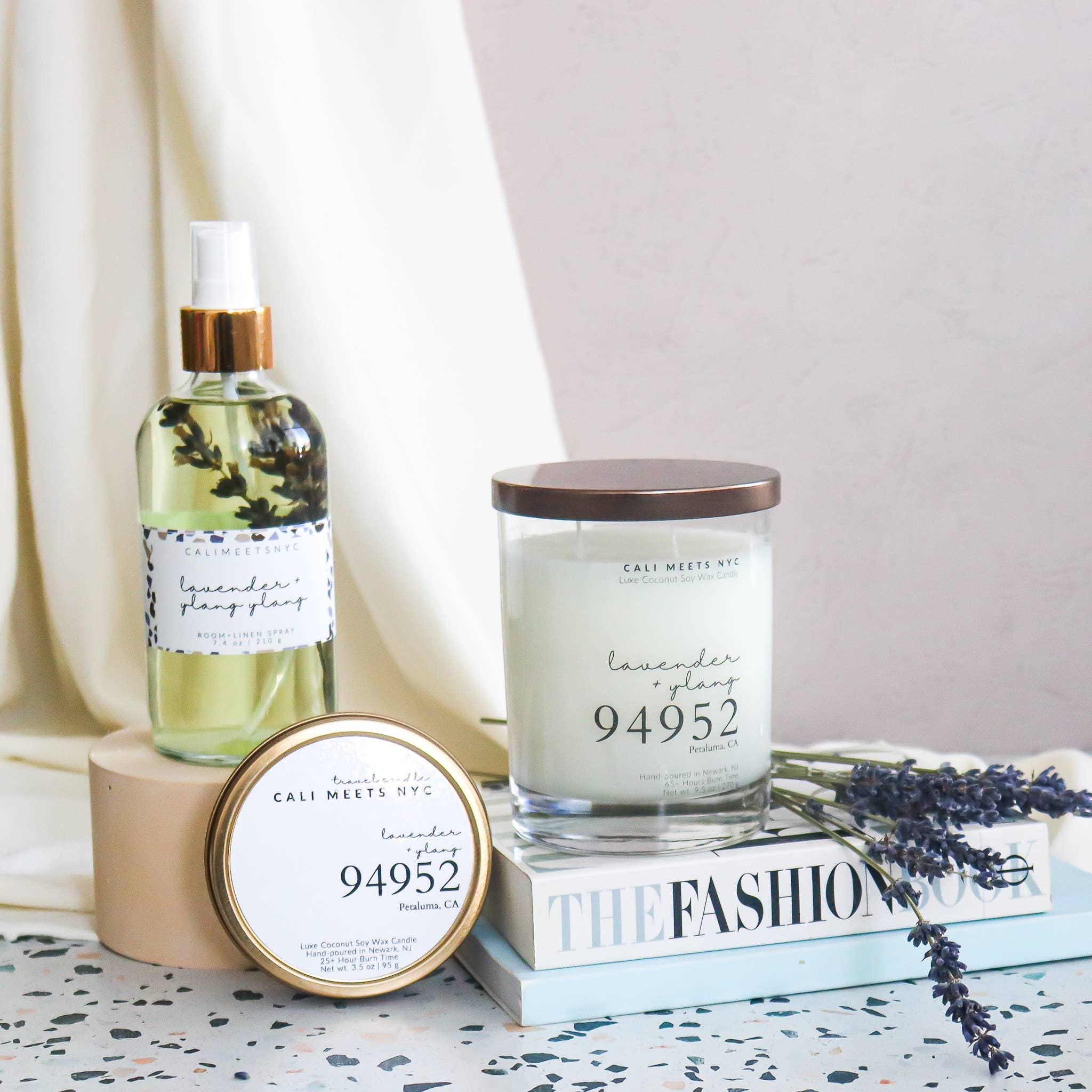 Cali Meets NYC - Wholesale Room & Linen Spray - Lavender + Ylang Ylang Room + Linen Spray2