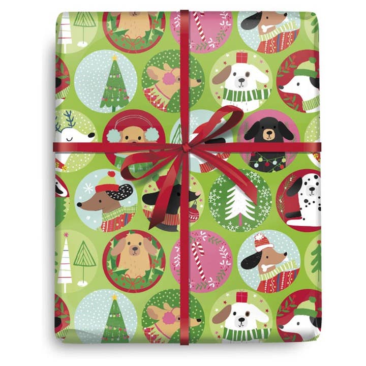 Chiens fringants - Demi-ramette pour la vente par The Gift Wrap Company