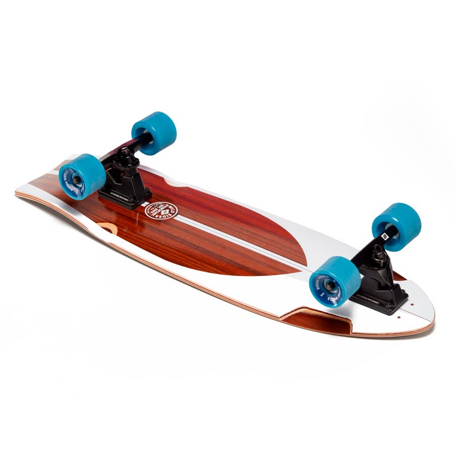 Hydroponic - Wholesale Skateboard - SURF SKATE FISH 31.5" CLASSIC 2.0 WHITE/BROWN2