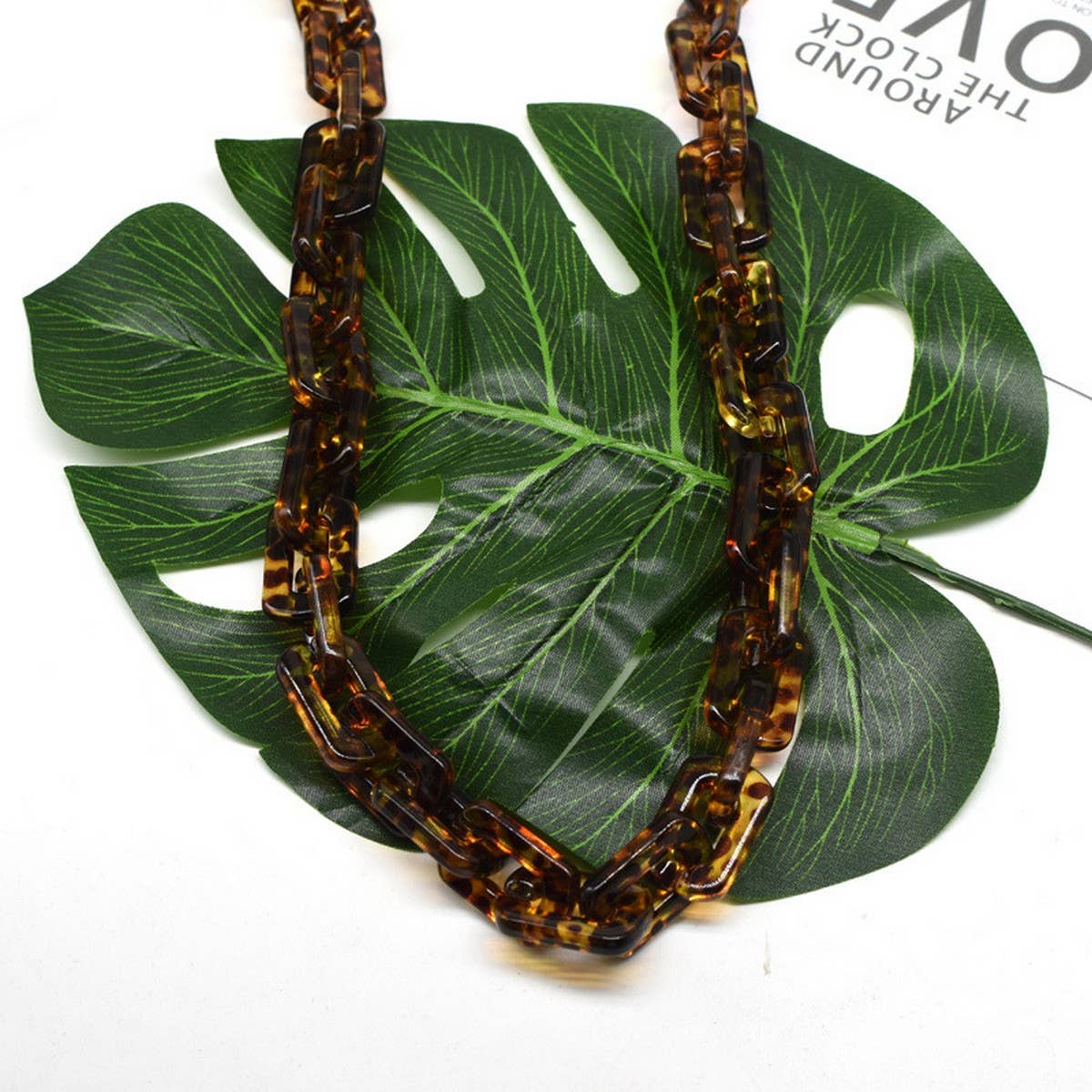 ACCITY - Wholesale Bag Strap - Women's - Acrylic Square Multi-Color Bag Chain,Bag Strap_CWMM509320