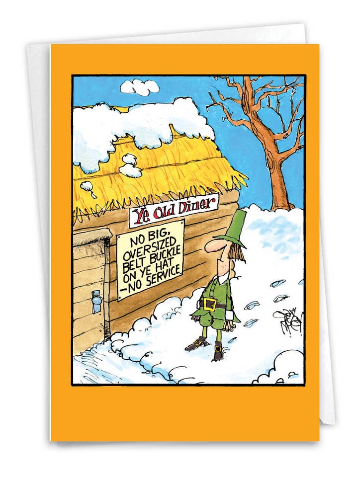 Thanksgiving Card - Ye Old Diner for wholesale by NobleWorks