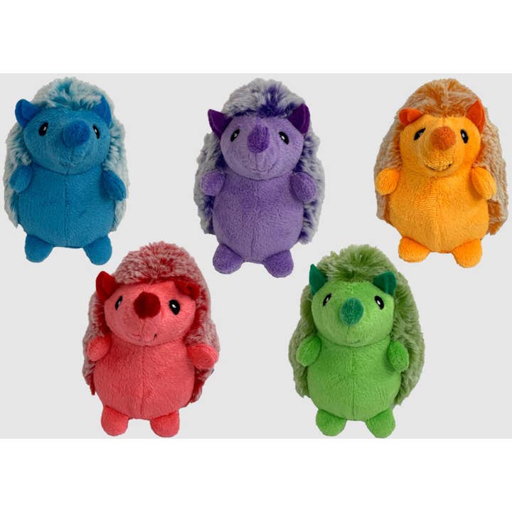 Petdropshipper - Wholesale Pet Plush Toy - Dog - Multipet Minipet Hedgehog Dog Toy Assorted 4in