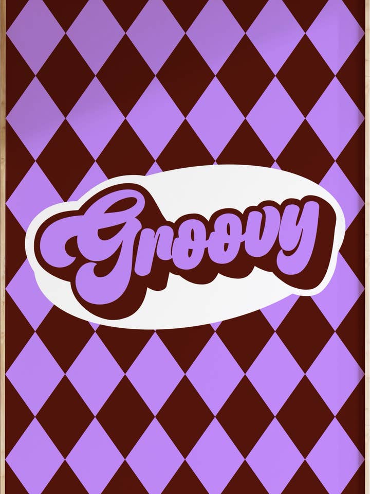 Impression d'art groovy pour la vente par Funky Dory