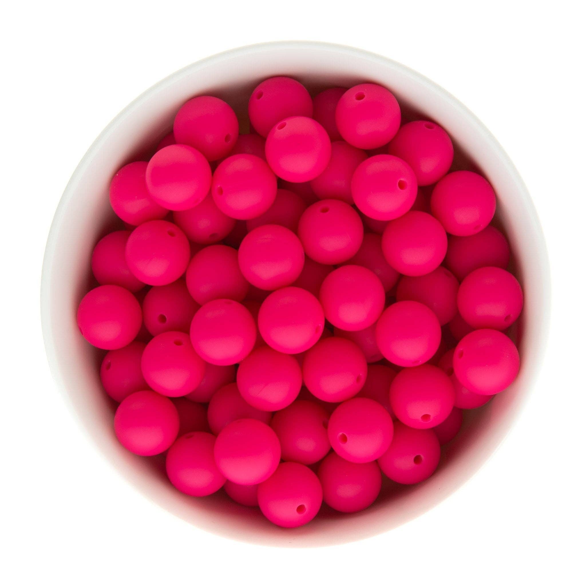 Cara & Co Silicone Craft Supply - Wholesale Beads - 15mm Round Silicone Beads66