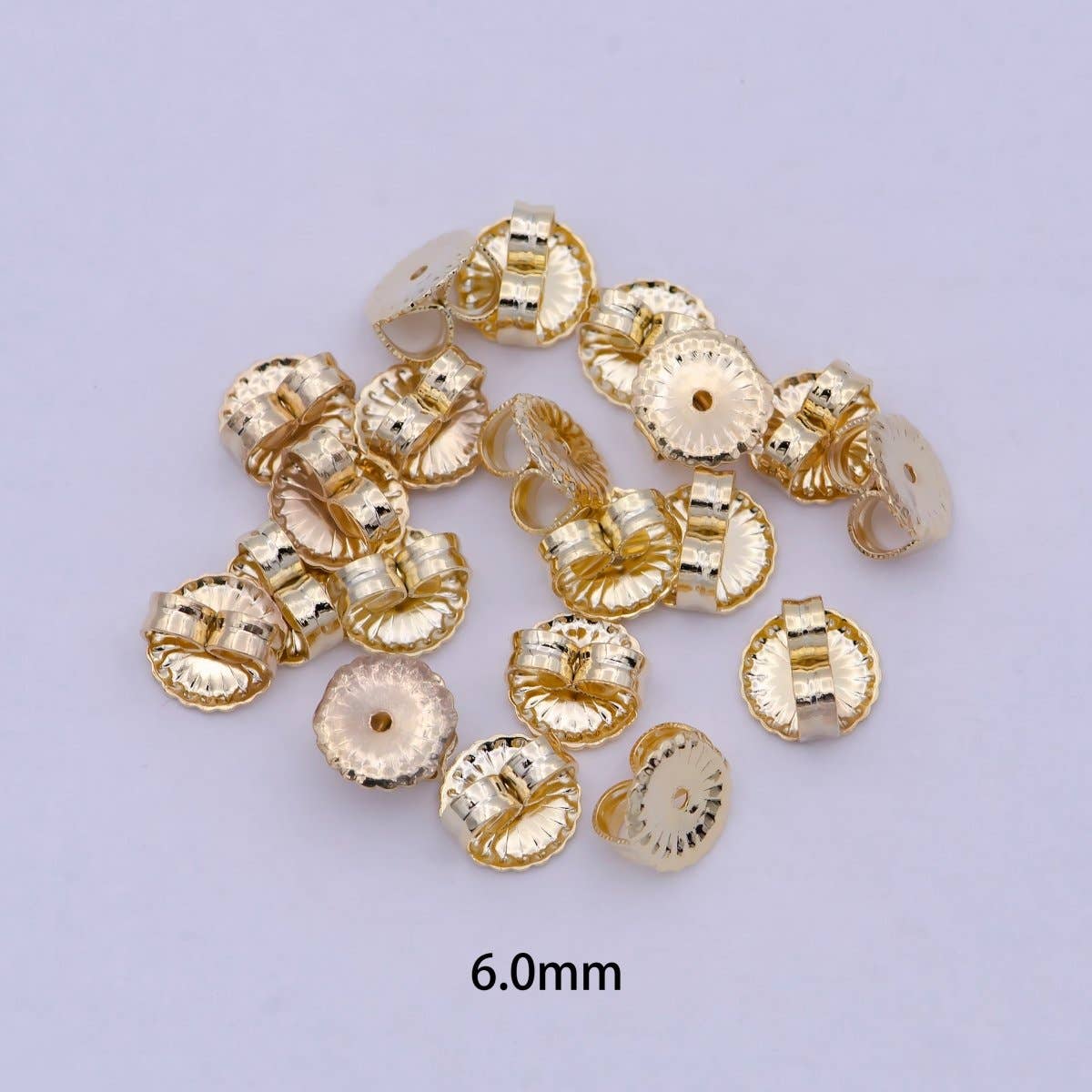Aim Eternal - Wholesale Stud/Post Earrings - Gold Earring Backs for Stud Earring ,Adjustable Hypoallergenic Earring Backs For Jewelry Making Supply K-7992