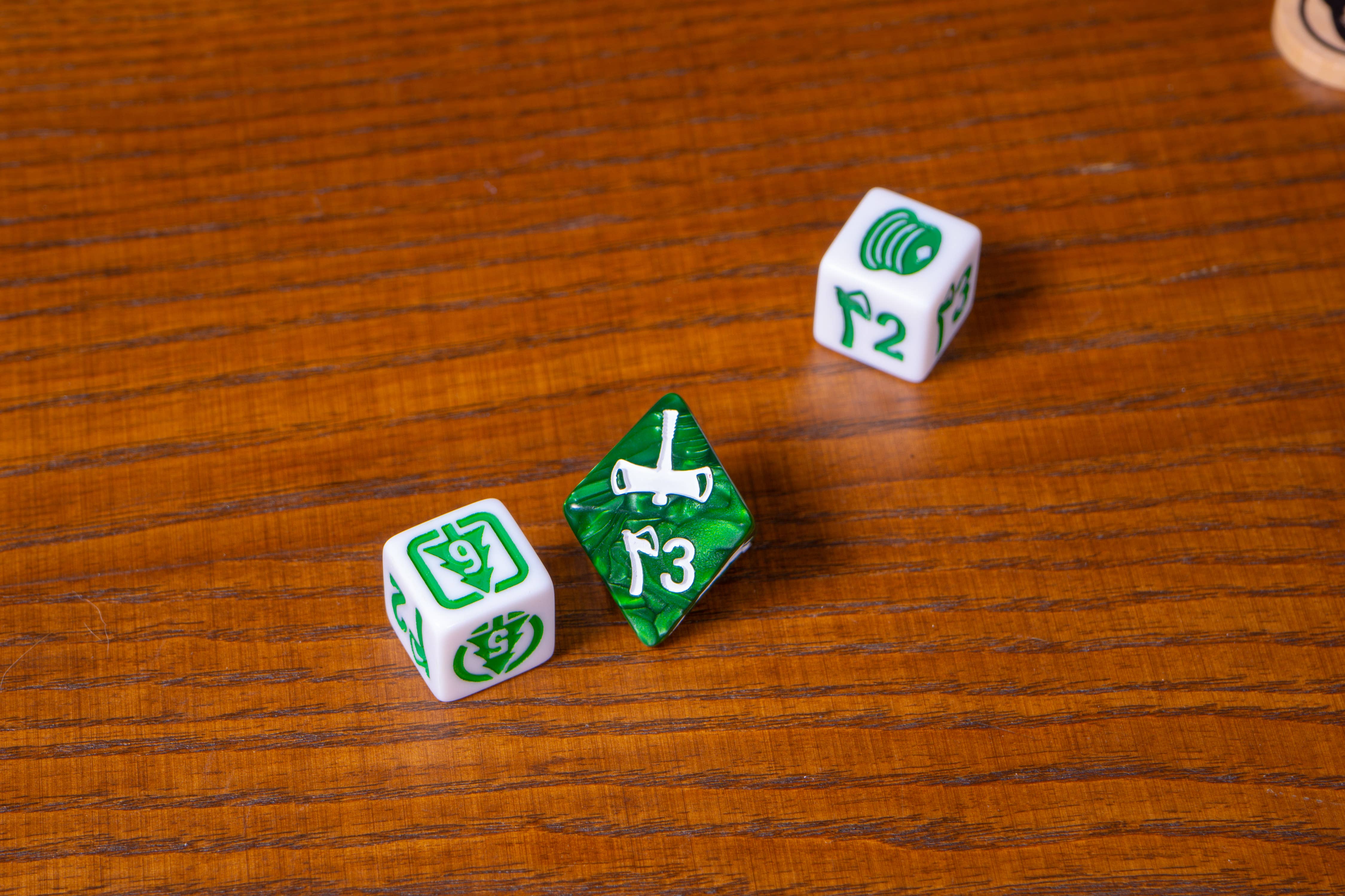 Left Justified Studio & Prolific Games - Wholesale Board Game - Flapjacks & Sasquatches Dice Game — Portable Family Game3