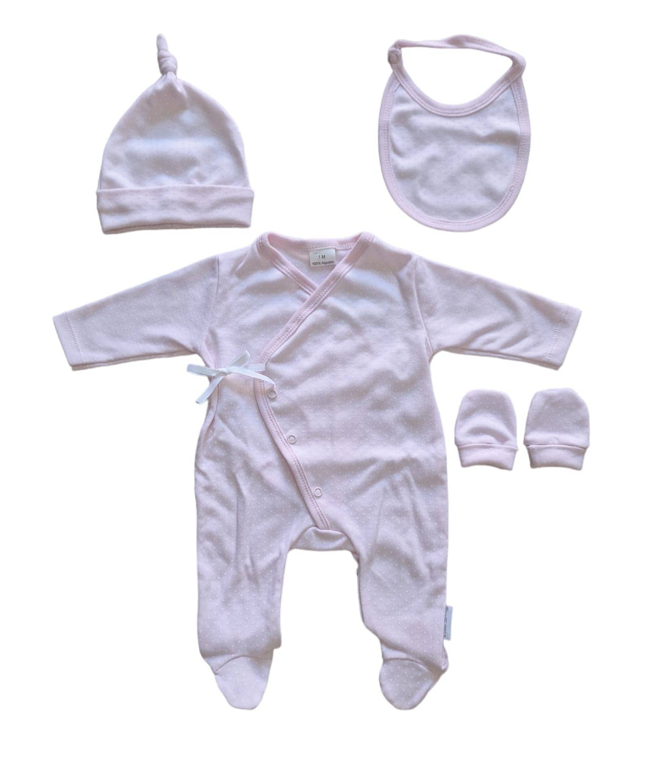 Cotton Socks - Wholesale Clothing Set - Baby - REF:15 SET 1ST OUTFIT WITHOUT CARD 4 PIECES2