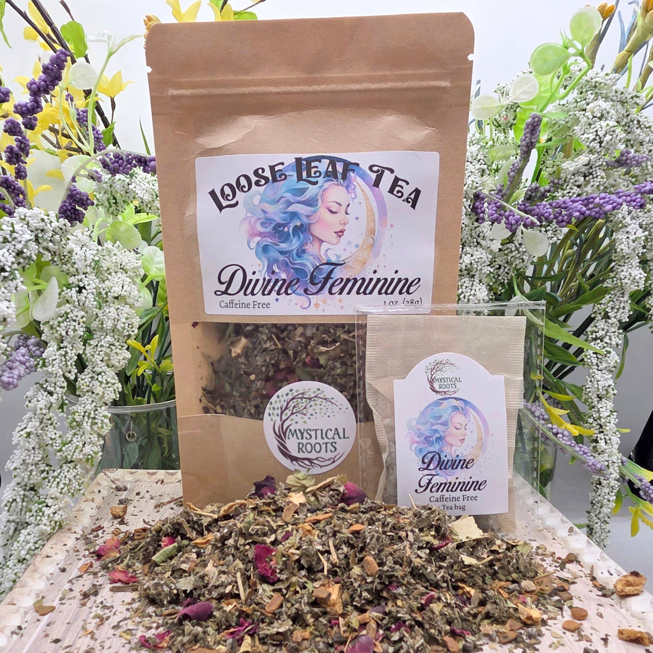Mystical Roots - Venta al por mayor Tés a granel - Té de Hierbas Femenino Divino - Cuppa1