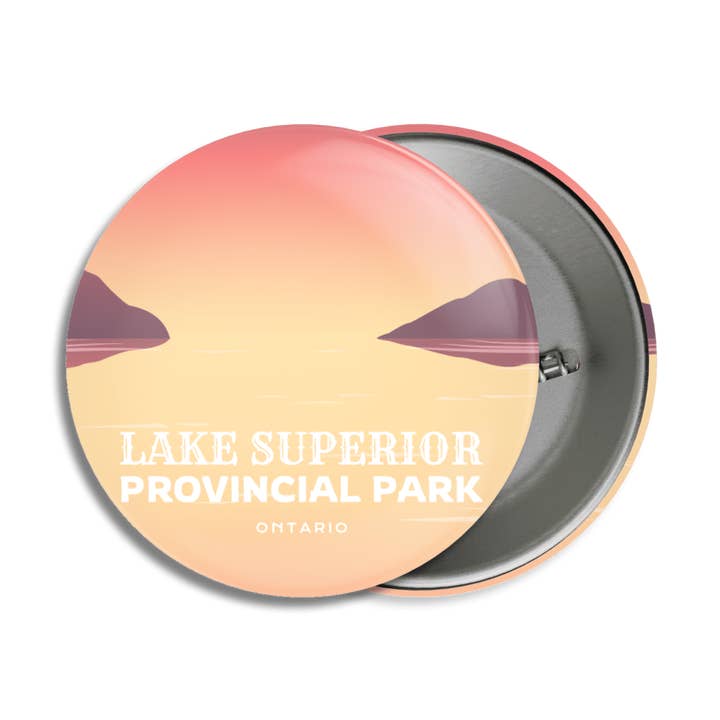 Lake Superior Provincial Park i Ontario Pinback-knap for engroshandel hos Canada Untamed