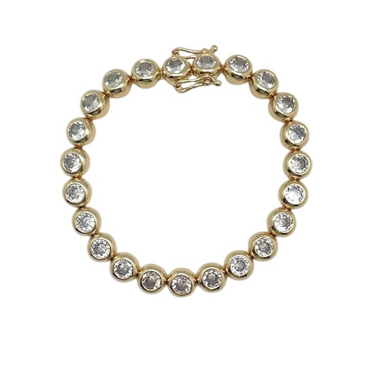 Bubble Tennis Bracelet A514 for wholesale by Strutt Jewelry