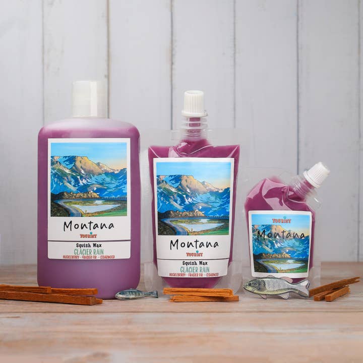 MONTANA – Squeezable Squish Wax Melt | The Scenic Route Collection for wholesale by Tourist Products