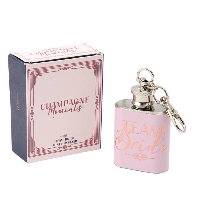 CGB Giftware – wholesale Flask – CM 'Team Bride' Mini Hip Flask0