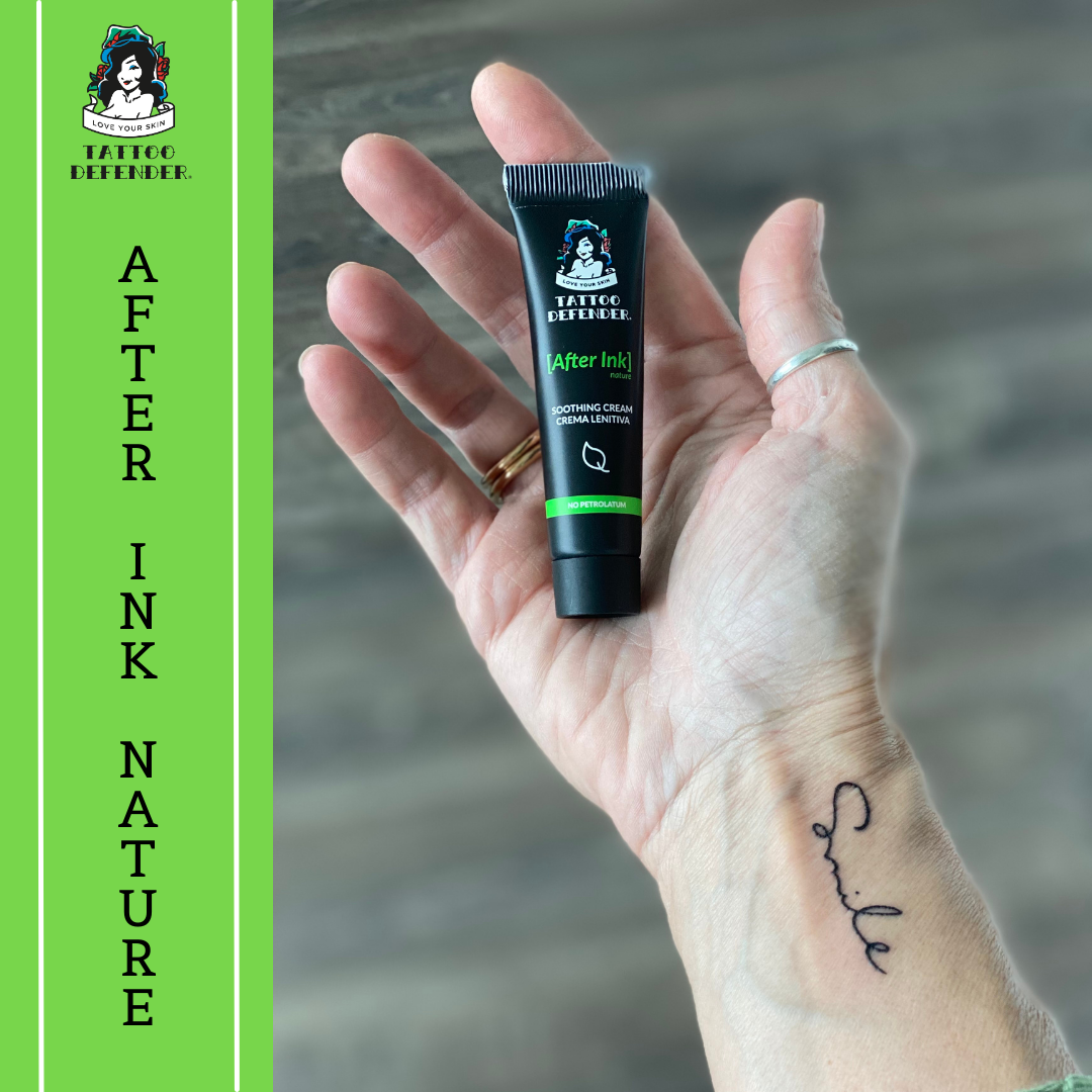 Tattoo Defender - Vente Pommades/soins pour tatouage - Crème apaisante pour le soin des tatouages au beurre de karité2