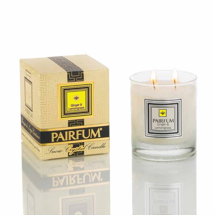 Pairfum London - Wholesale Jar/Filled Candle - Snow Crystal - Classic - Ginger & Lemongrass0