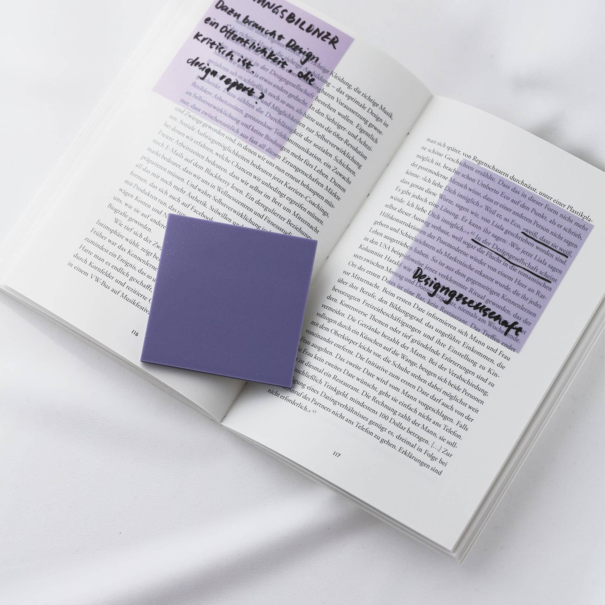 Ordinate - Wholesale Sticky Notes - Purple | Clear Transparent Sticky Notes3