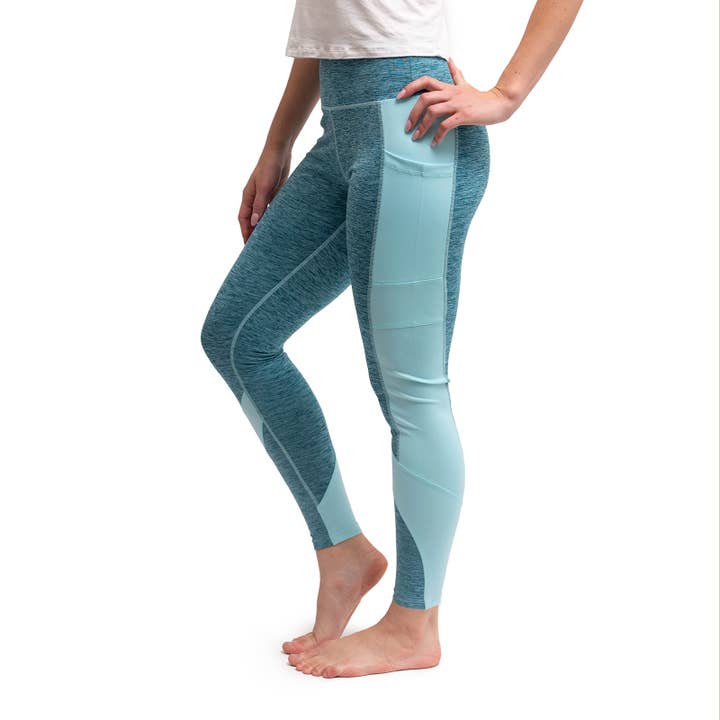 DM Merchandising - Wholesale Athletic/Lounge Leggings - Women's - FITKICKS Crossover Legging Colorblocked Collection