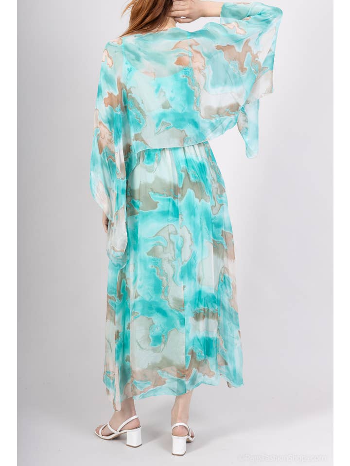 Shyloh – Großhandel Kleid – Damen – 2-in-1 Seidenkleid mit Druck 3046818