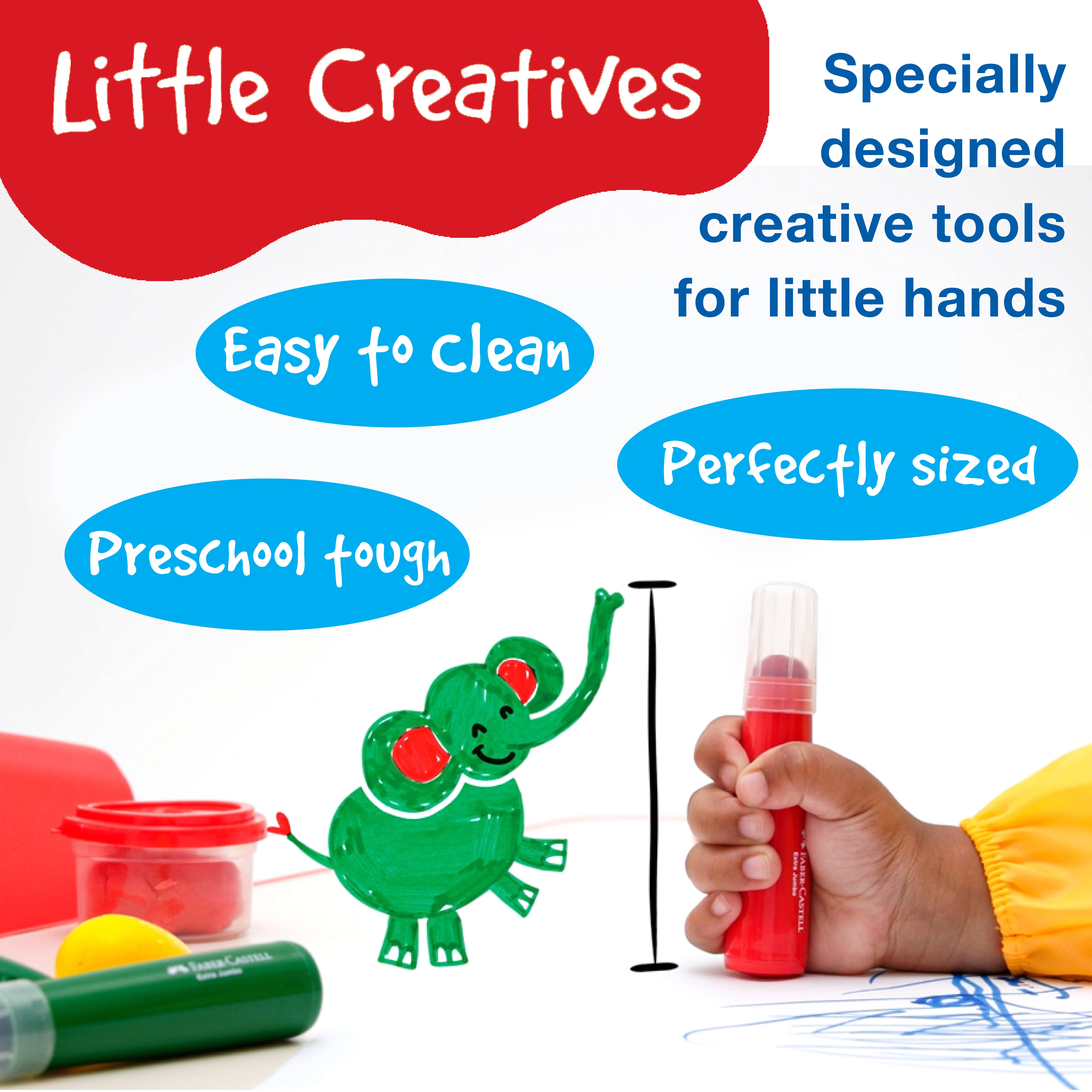 Faber-Castell / Creativity for Kids - Wholesale Markers - Kids & Baby - Little Creatives Ultra Washable Markers - Set of 128