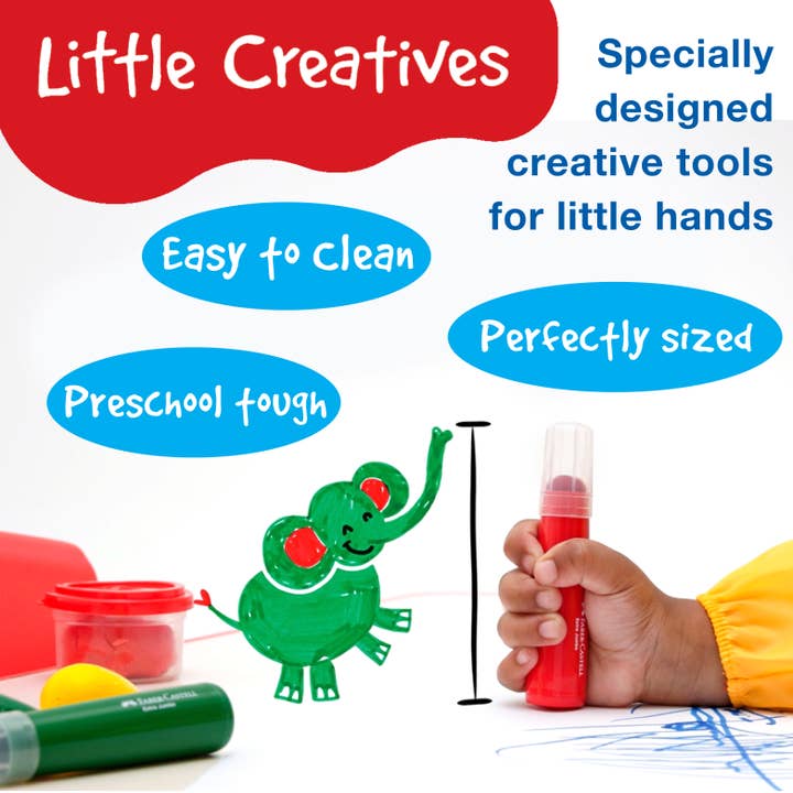 Faber-Castell / Creativity for Kids - Wholesale Markers - Kids & Baby - Little Creatives Ultra Washable Markers - Set of 128