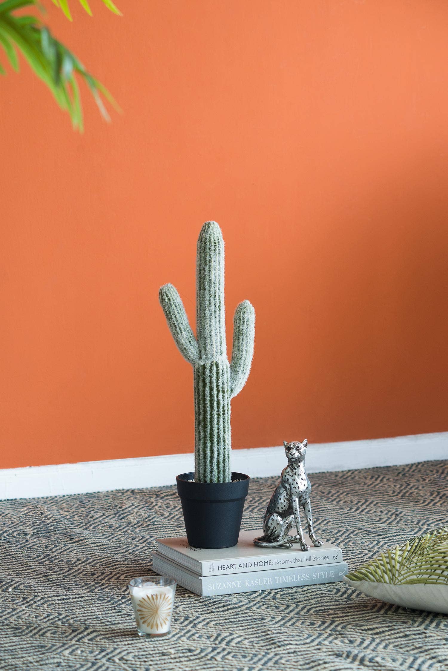 A&B Home Group Inc. - Wholesale Artificial Plant - 8x5x24.5"H Potted Faux Saguaro Cactus - White/Green7