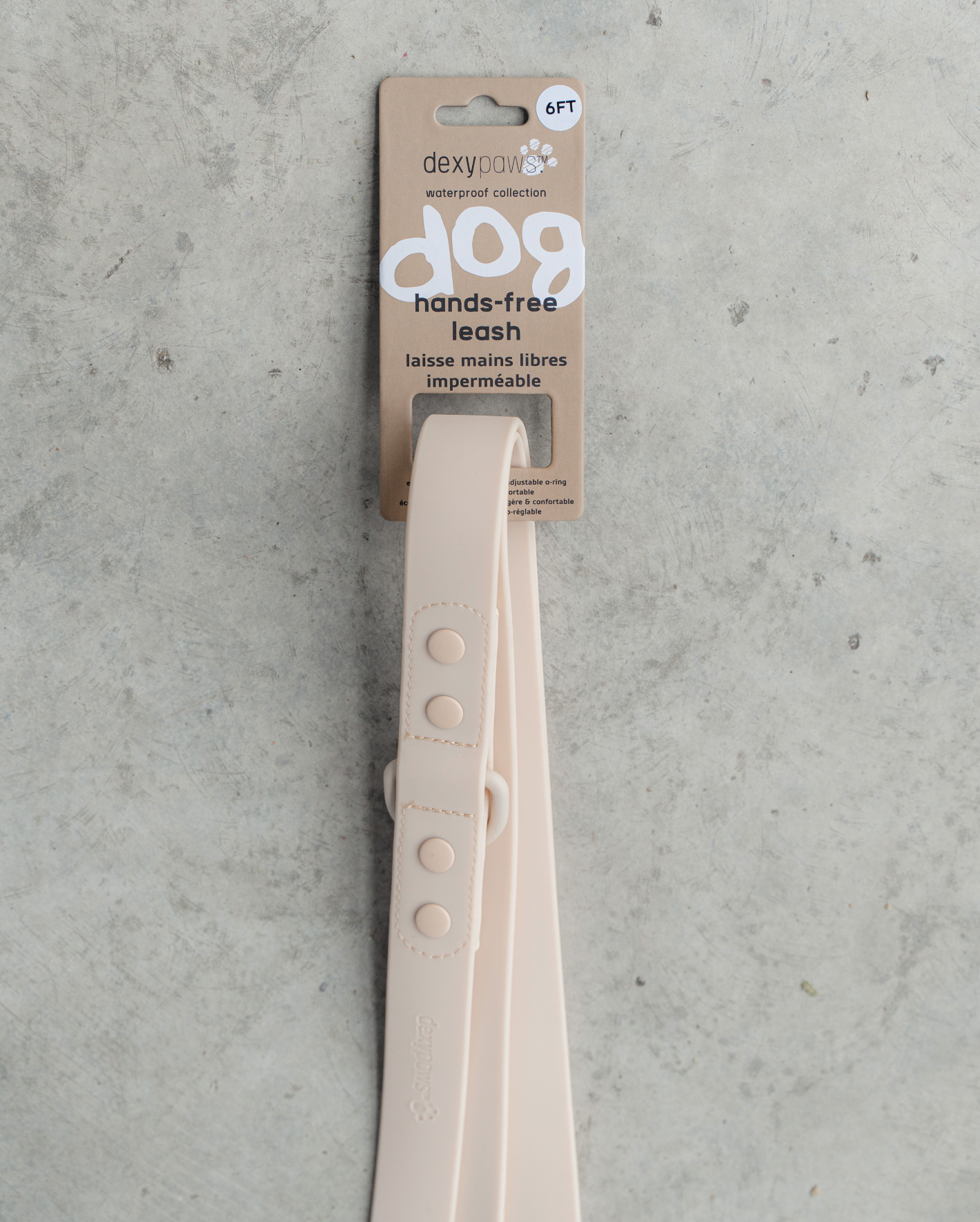 dexypaws – wholesale Hundkoppel - Hund – Handsfree koppel i beige3