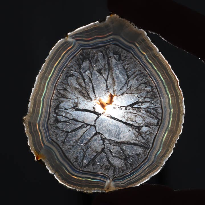 Mi Esperanza Minerals - Wholesale Spiritual Stone/Crystal - Iris Agate Slices Set of 62