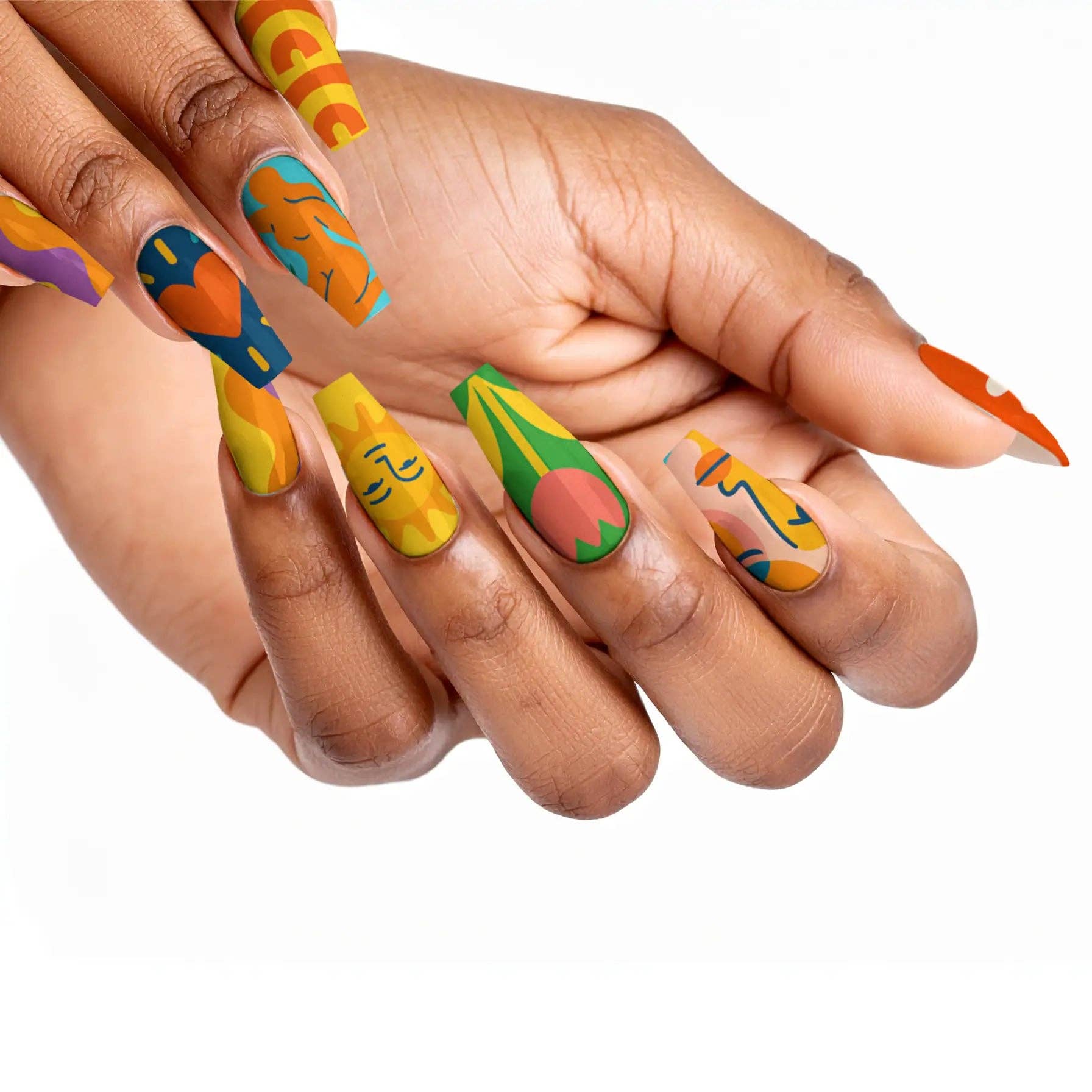 FYNE BODY - Wholesale Press-on/fake nails - Splat-tastic Canvas Creativity Press-On Nails34