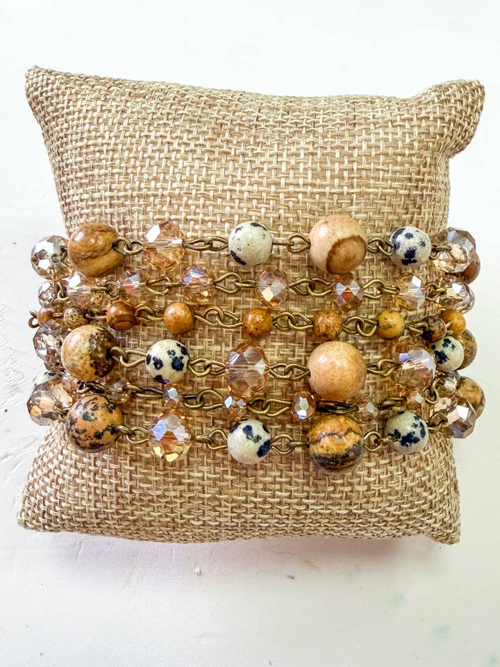 Bracelet Flory - Jaspe pour la vente par Dylan Designs
