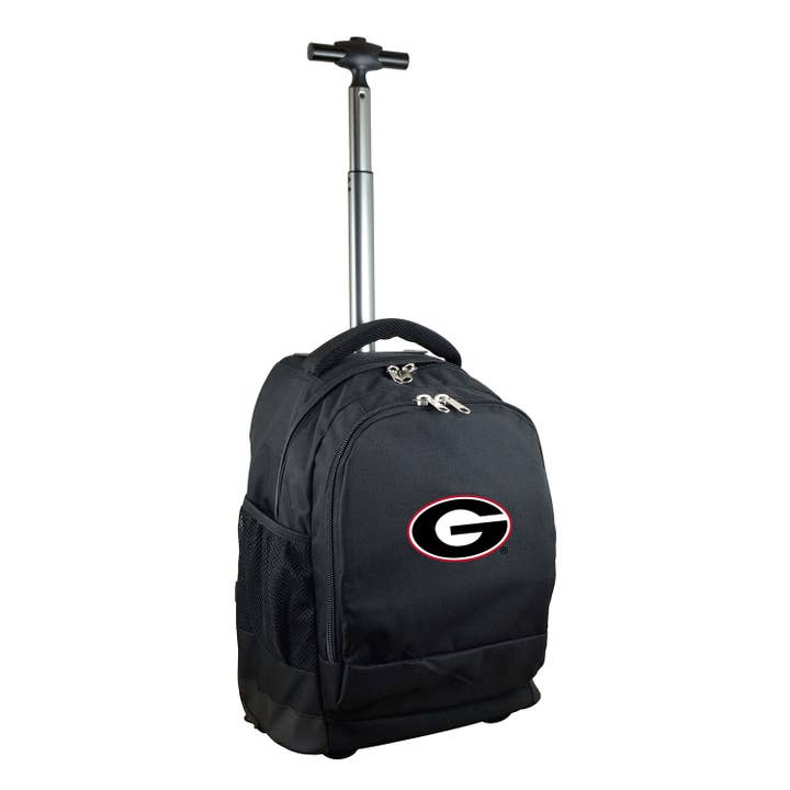 Mojo Licensing - Wholesale Backpack - Unisex - NCAA Georgia Bulldogs 19" Premium Wheeled Backpack