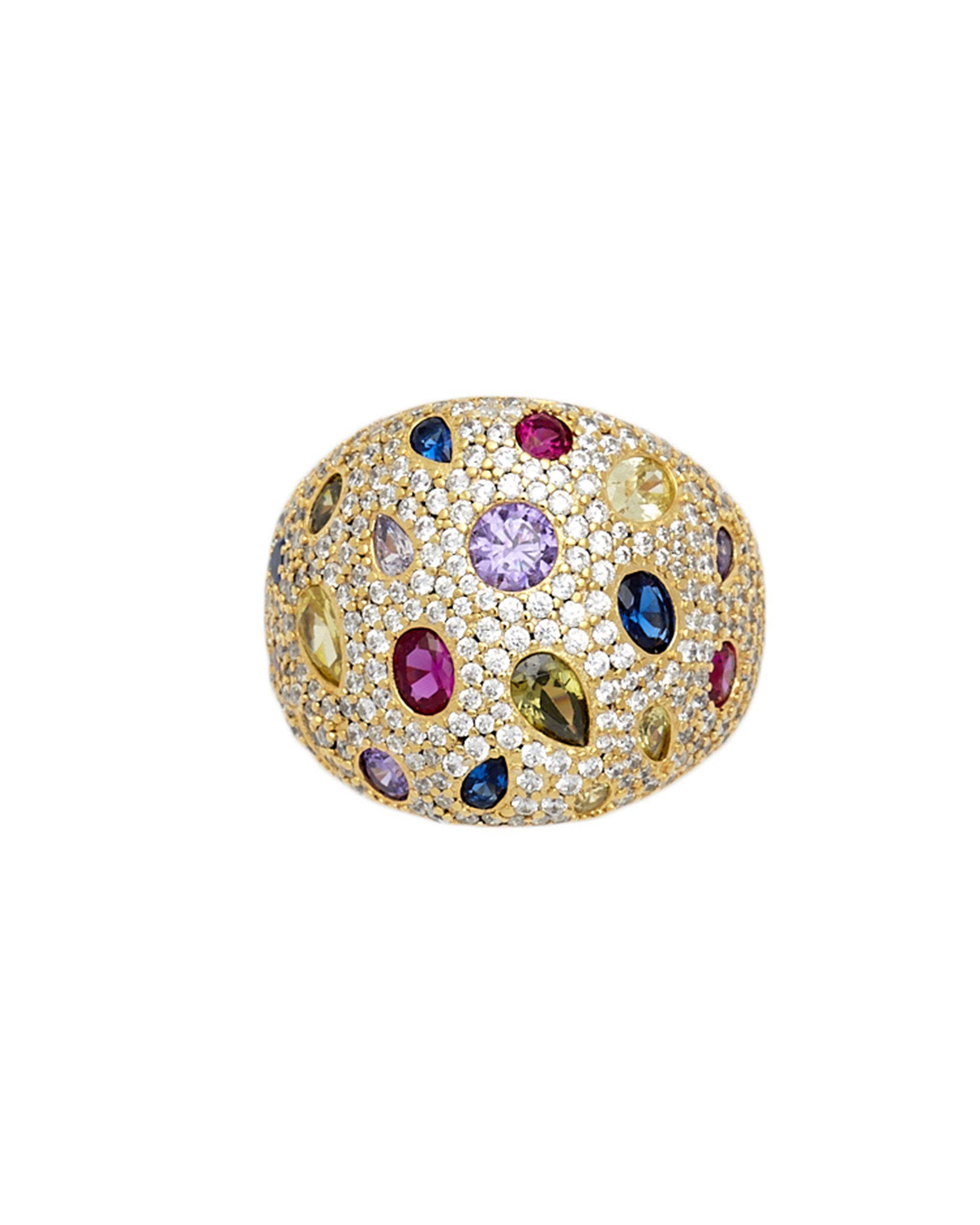 Kosa Jewels - Wholesale Multi-Stone Ring - Alexandra Colorful Rhinestone Ring8