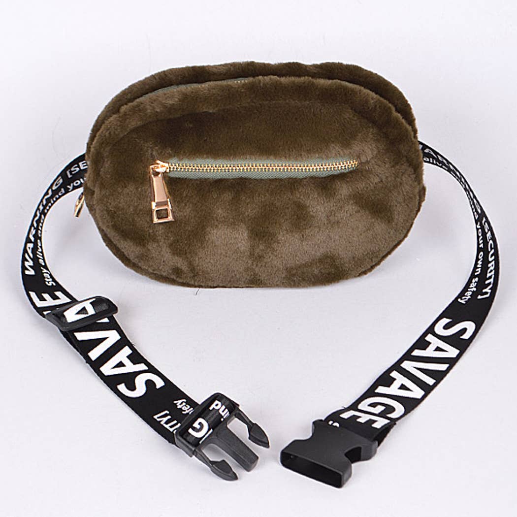 3AM BY H&D ACCESSORIES – wholesale Midjeväska - Dam – Cutie Fuskpäls Fanny Pack8