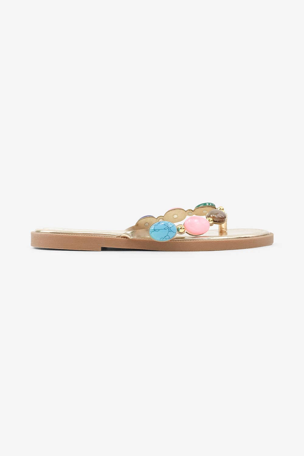 Lemonade Shoes - Wholesale Sandals - Women's - FANTINE - RESORT '26 Beaded Thong Sandal0