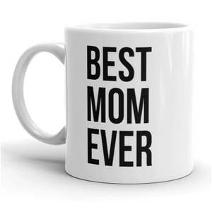 Mom Fuel Coffee Mug Tumbler - Mom Gift Coffee Mug - Mom Cup - Cute Gifts  for Mother, New Moms, Mommy, Mama for Birthday, Mother's Day (14 oz) 