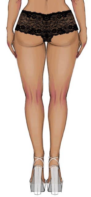 House of Desire – Engroshandel Undertøj - Dame – CAITLIN BLOMSTRET BLONDE CHEEKY77